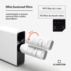 Klarstein PureLine 600, filtračný systém, reverzná osmóza, 600 GPD / 2270 L/d