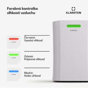Klarstein AeroDry 10 Odvlhčovač 165W 10l/d 135m³/h 20-30 m² DrySelect 37dB