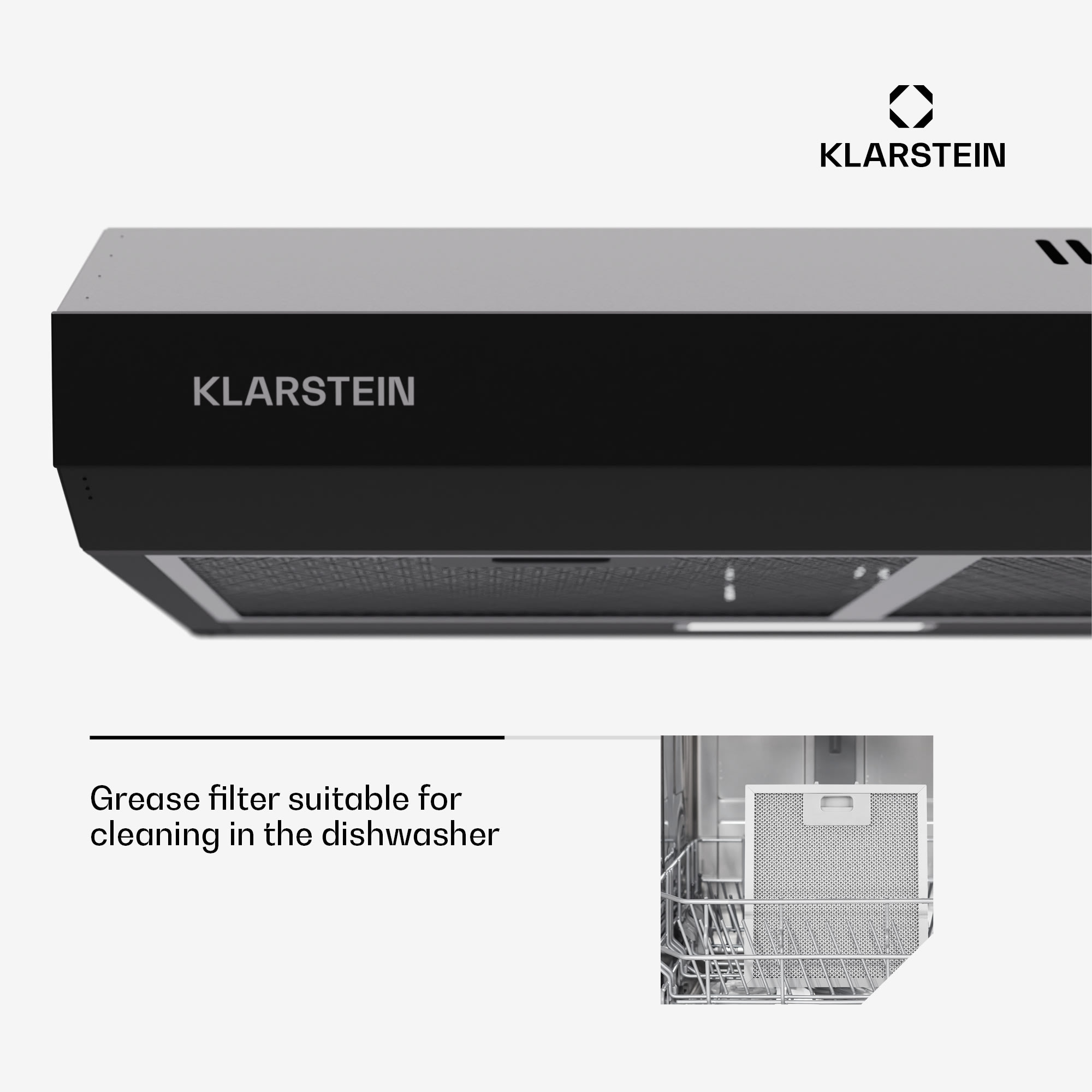 Klarstein Contempo 90 podskrinkový digestor – Obrázok 3