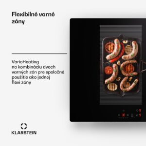 Klarstein Delicatessa 77 Flex vstavaná indukčná varná doska 4 zóny 7000 W sklokeramika