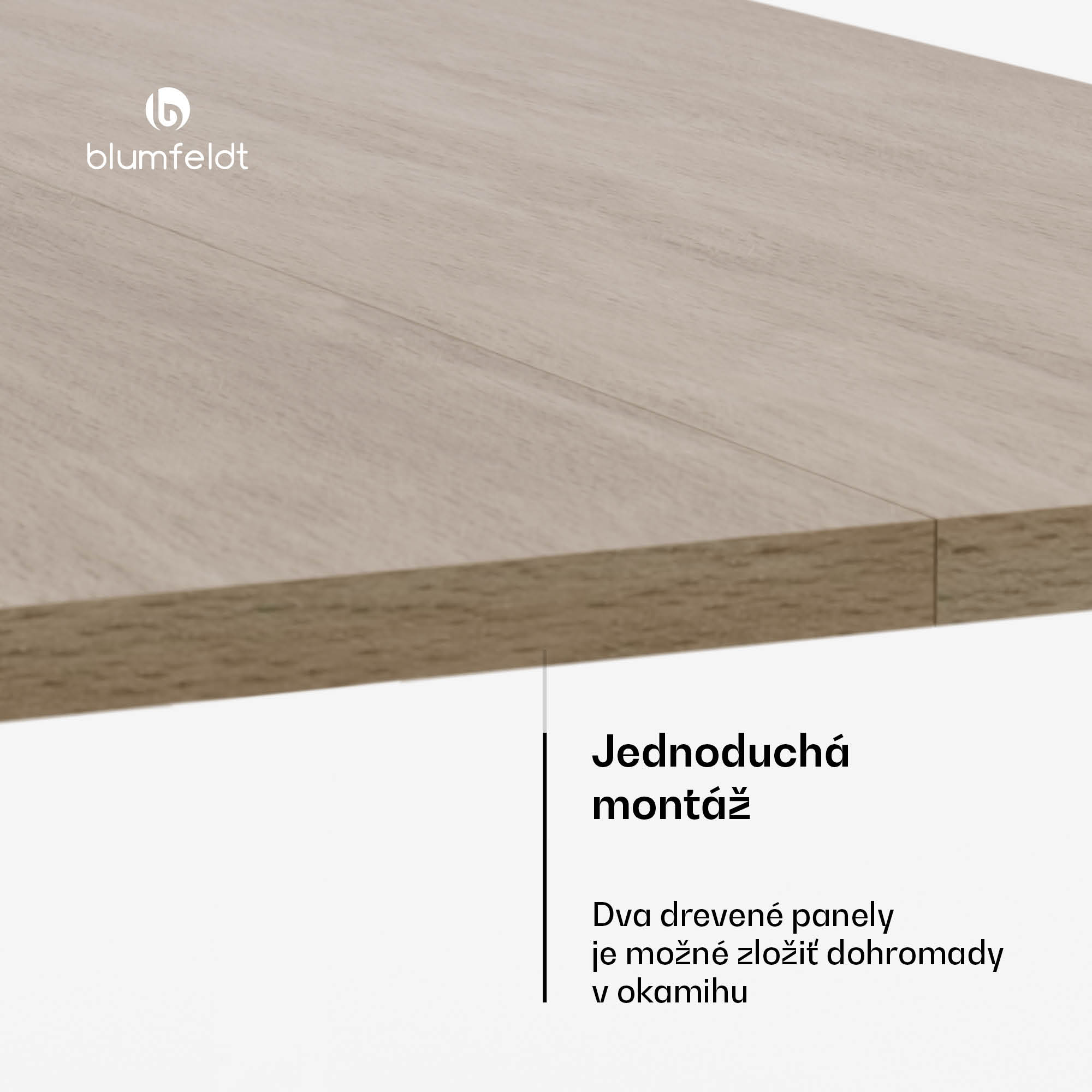 Blumfeldt Bearsdon stolová doska 140 x 80 cm pre kuchyňu a jedáleň, Robustná vrstvená drevotrieska – Obrázok 2