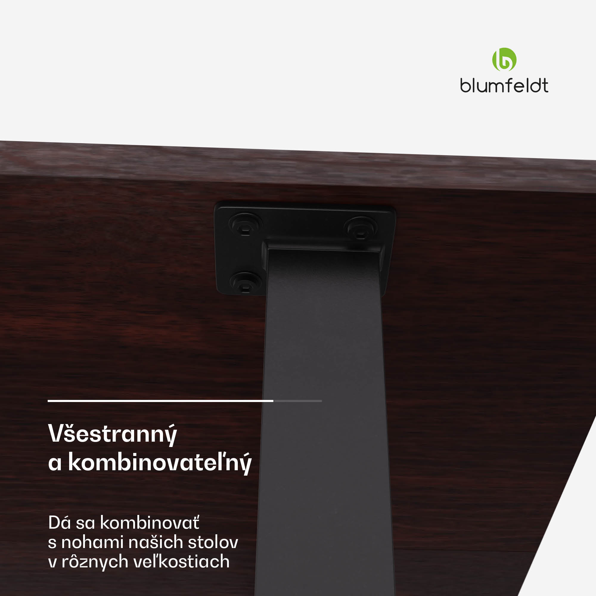 Blumfeldt Bearsdon stolová doska 140 x 80 cm pre kuchyňu a jedáleň, Robustná lamelová drevotrieska