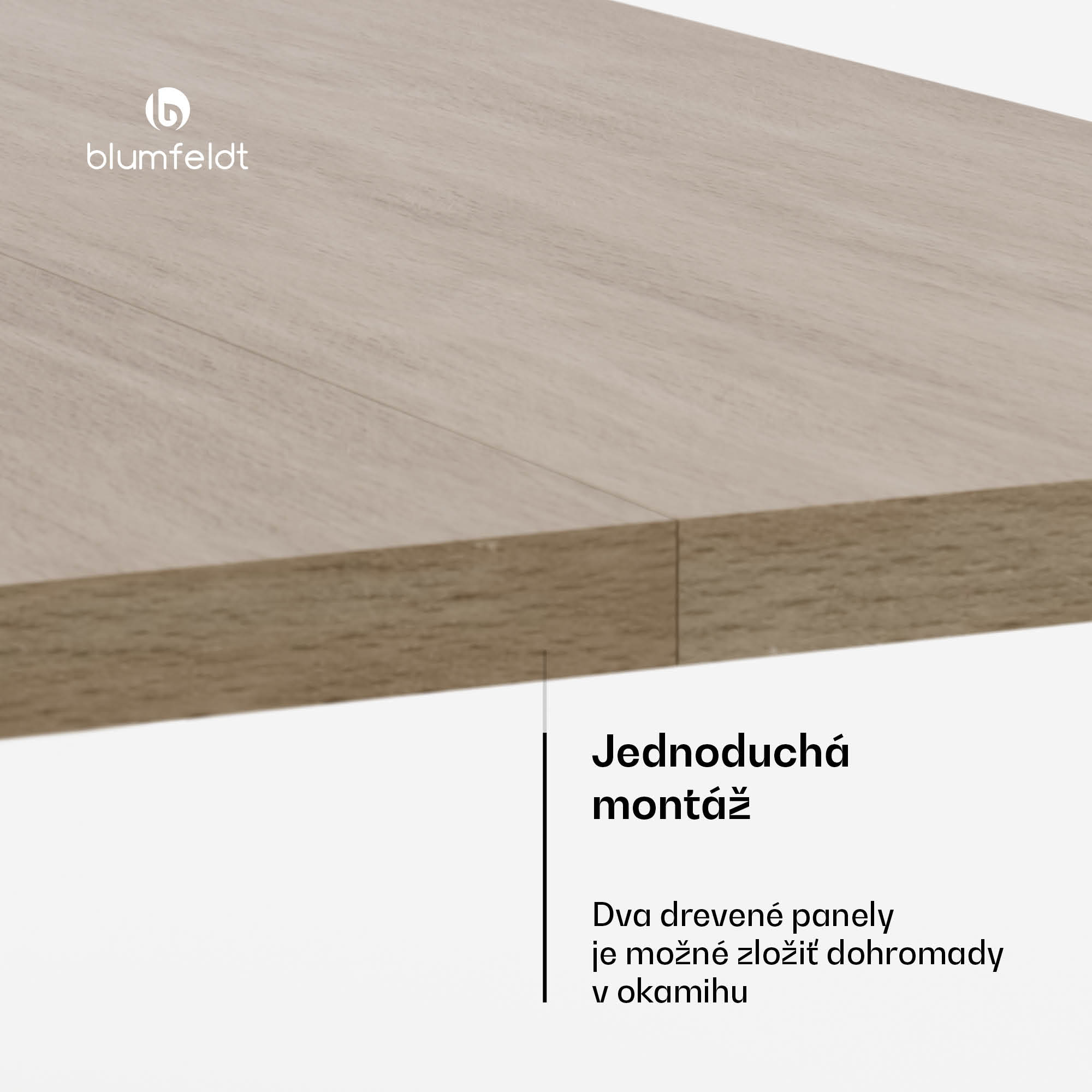 Blumfeldt Bearsdon stolová doska 160 x 90 cm pre kuchyňu a jedáleň, Robustná vrstvená drevotrieska – Obrázok 2