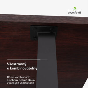 Blumfeldt Bearsdon stolová doska 160 x 90 cm pre kuchyňu a jedáleň, Robustná vrstvená drevotrieska