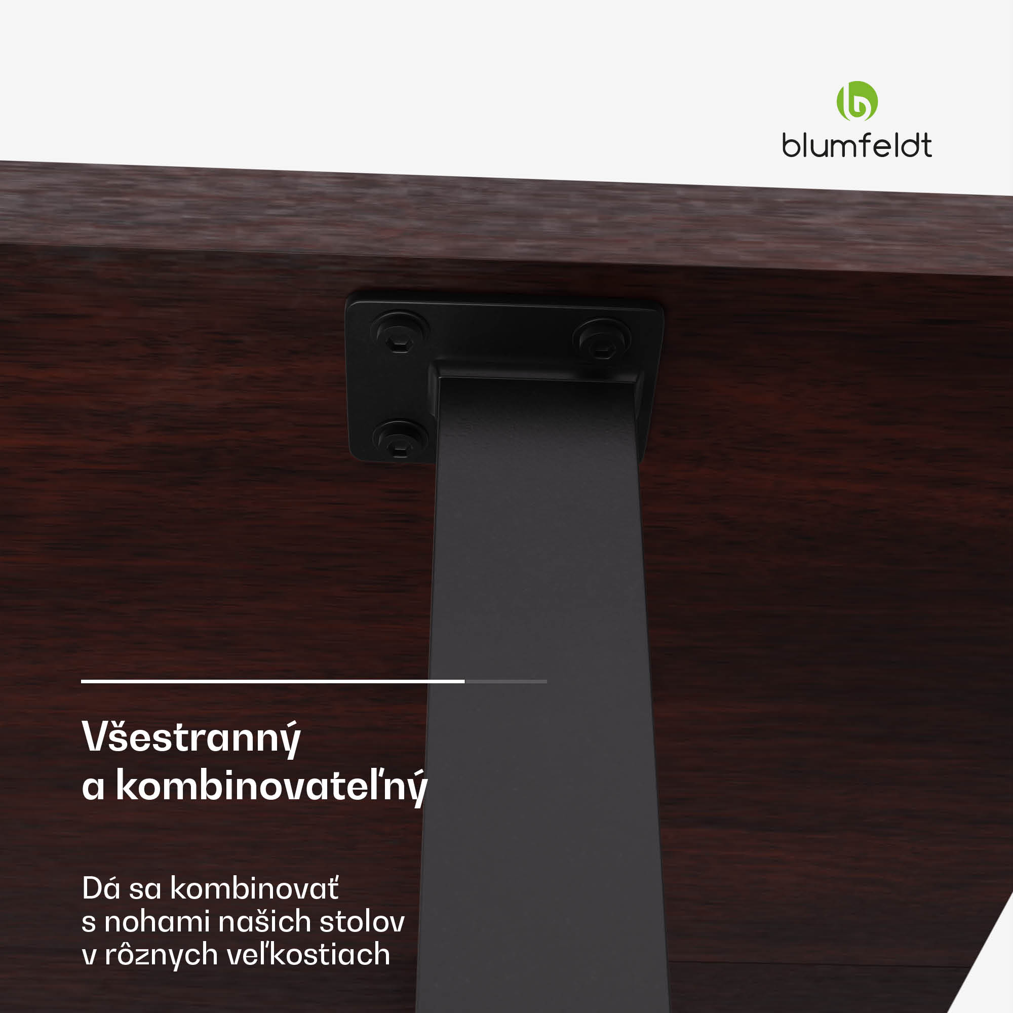 Blumfeldt Bearsdon stolová doska 160 x 90 cm pre kuchyňu a jedáleň, Robustná vrstvená drevotrieska