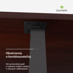 Blumfeldt Bearsdon stolová doska 180 x 90 cm pre kuchyňu a jedáleň, Robustná vrstvená drevotrieska