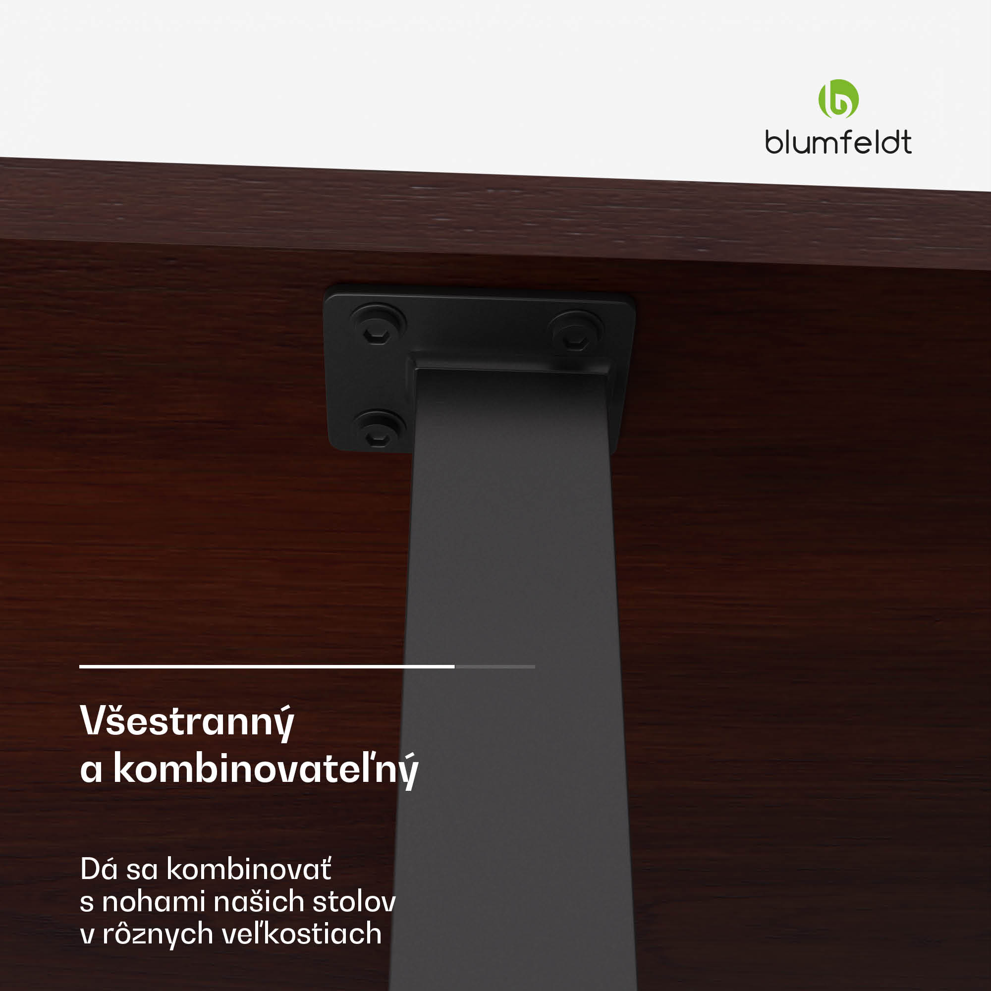 Blumfeldt Bearsdon stolová doska 180 x 90 cm pre kuchyňu a jedáleň, Robustná vrstvená drevotrieska