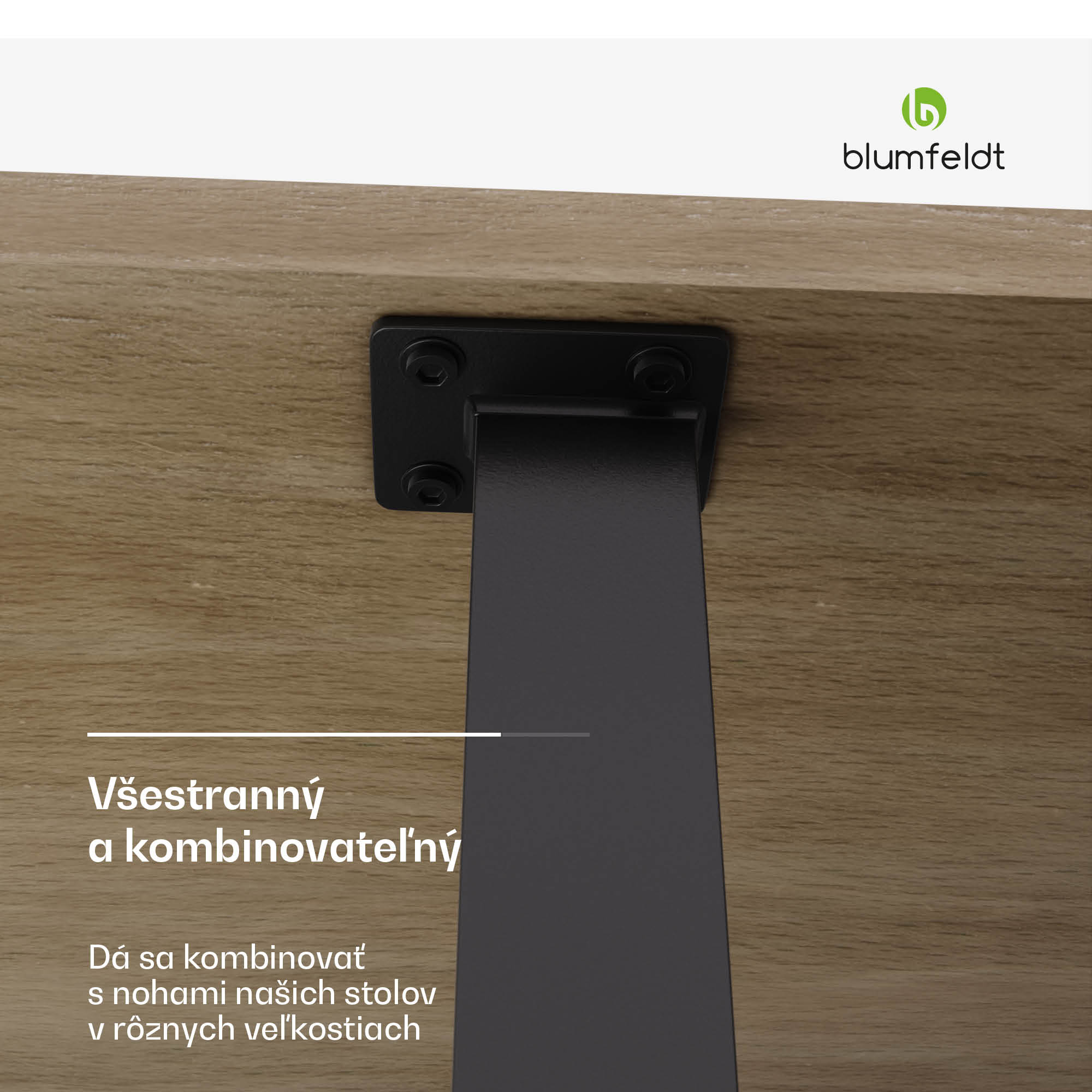 Blumfeldt Bearsdon stolová doska 200 x 100 cm pre kuchyňu a jedáleň, Robustná laminátová doska