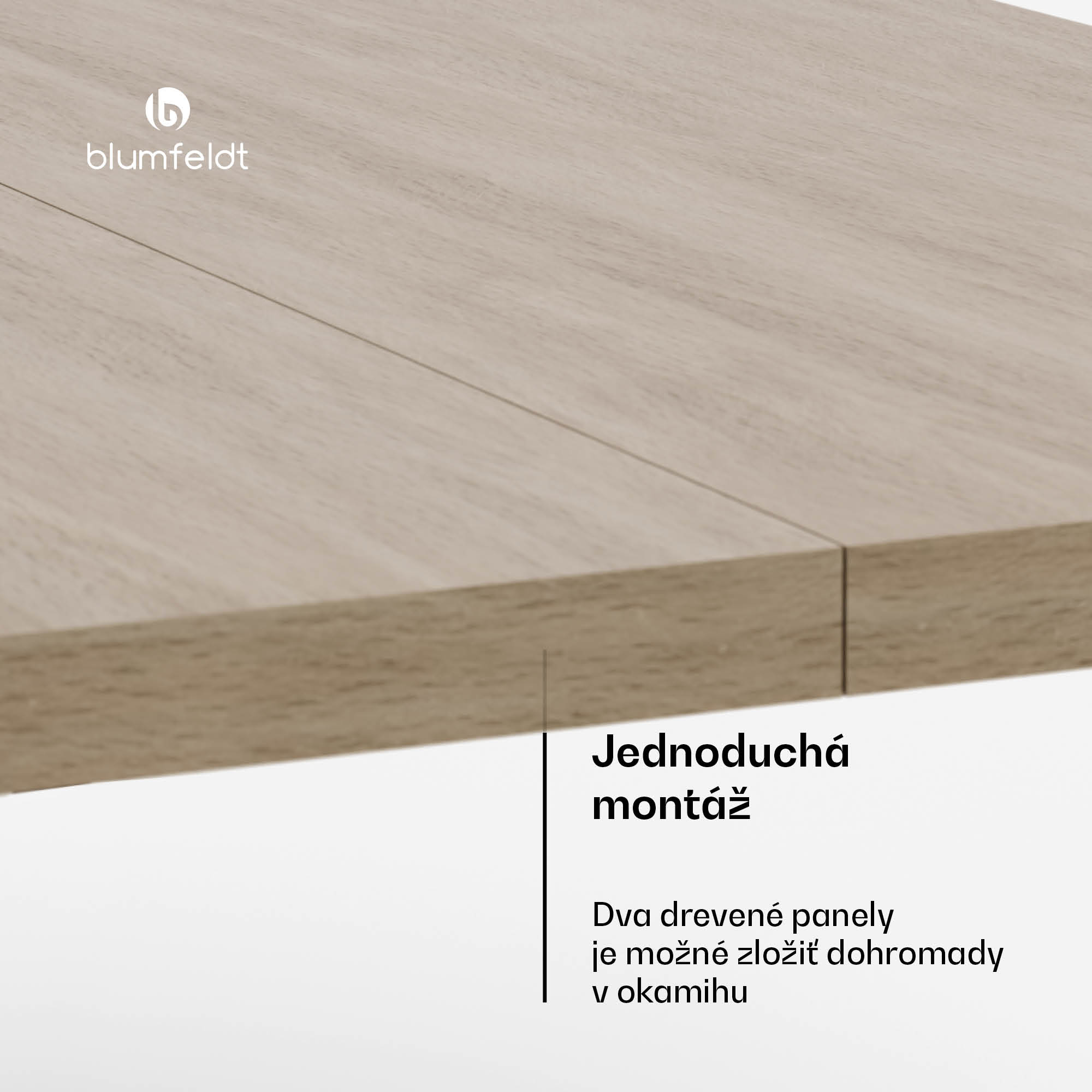 Blumfeldt Bearsdon stolová doska 200 x 100 cm pre kuchyňu a jedáleň, Robustná laminátová doska – Obrázok 2