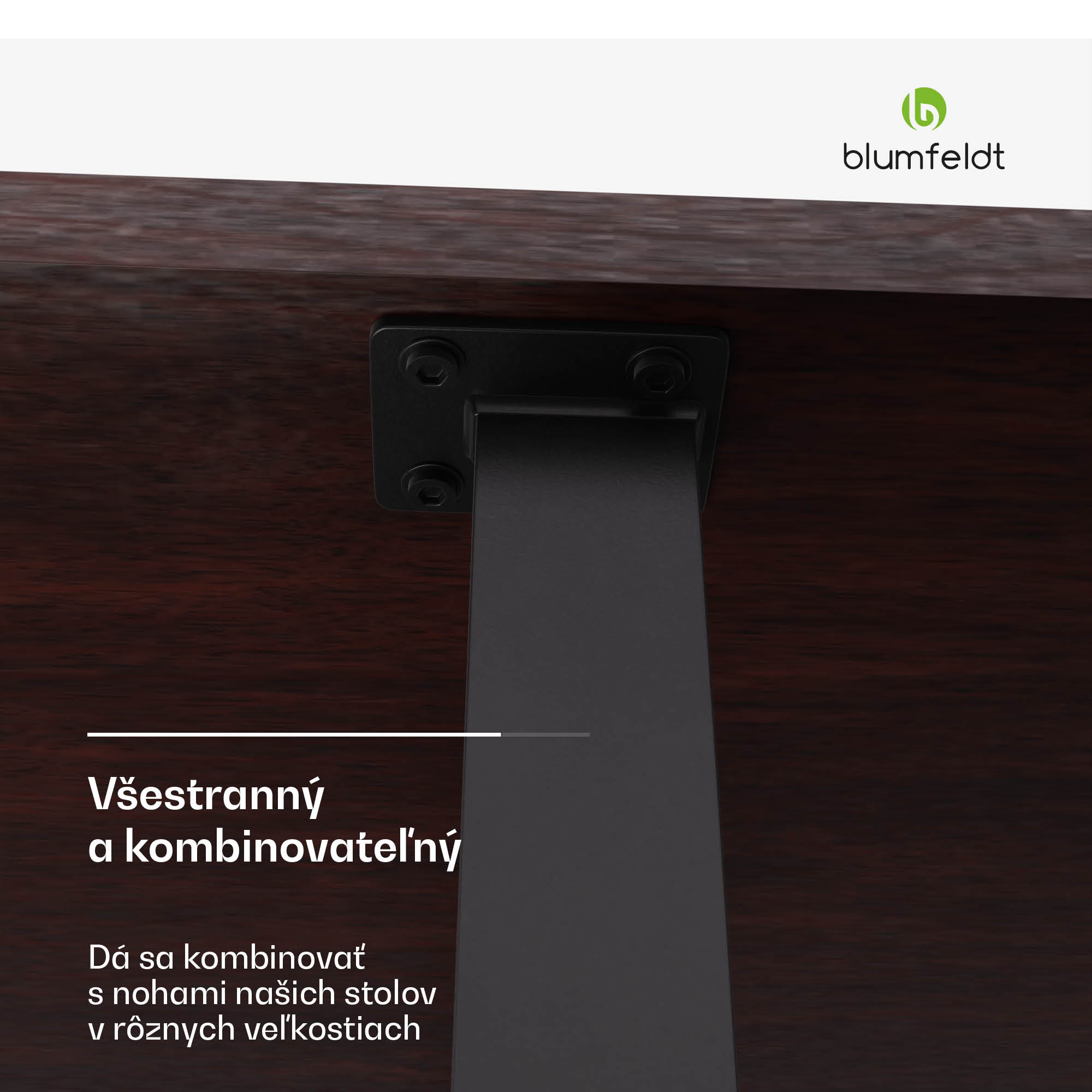 Blumfeldt Bearsdon stolová doska 200 x 100 cm pre kuchyňu a jedáleň, Robustná vrstvená drevotrieska