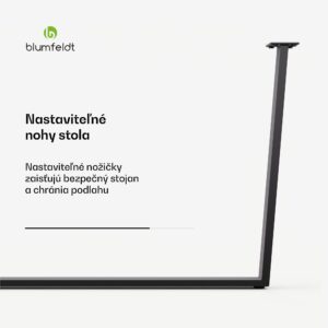Blumfeldt Ayr Table Legs, Nohy stola 62 x 43 cm, kov