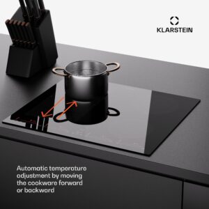 Klarstein Masterzone 60 Hybrid, indukčná varná doska, vstavaná, max. 9600 W, 4 Flex zóny, technológia ThermoBoost, Smart Flex