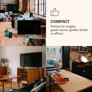 Klarstein CoolArt 79L, kombinovaná chladnička s mrazničkou, EEK E, mraziaci priestor 9 l, dizajnové dvere