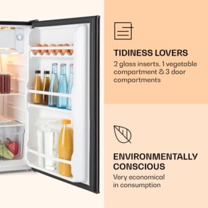 Klarstein Alleinversorger, chladnička, 91 l, energet. trieda F, 2 poschodia mraziaceho priečinku, čierna