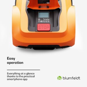 Blumfeldt Garden Hero, inteligentná robotická kosačka pre trávnik s rozlohou až 1400 m², doba prevádzky 3 hodiny, senzor proti kolízii