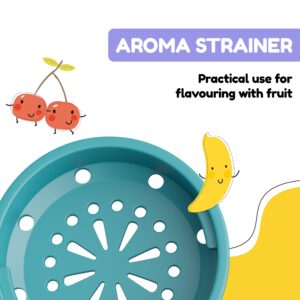 Klarstein Schmatzfatz, fľaša na pitie, športová fľaša, 500 ml, 24 cm, tritan