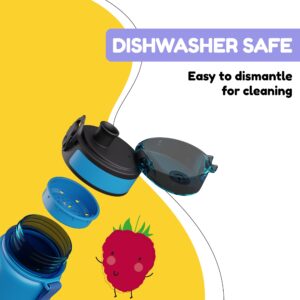 Klarstein Schmatzfatz, fľaša na pitie, športová fľaša, 500 ml, 24 cm, tritan