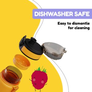 Klarstein Schmatzfatz, fľaša na pitie, športová fľaša, 500 ml, 24 cm, tritan