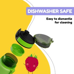 Klarstein Schmatzfatz, fľaša na pitie, športová fľaša, 500 ml, 24 cm, tritan