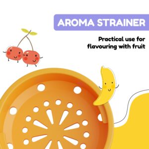 Klarstein Schmatzfatz, fľaša na pitie, športová fľaša, 500 ml, 24 cm, tritan