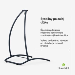Blumfeldt SwayStation Arch rám hojdacej siete, odolný proti korózii, odolný proti poveternostným vplyvom, vnútorný/ vonkajší priestor, do 100 Kg