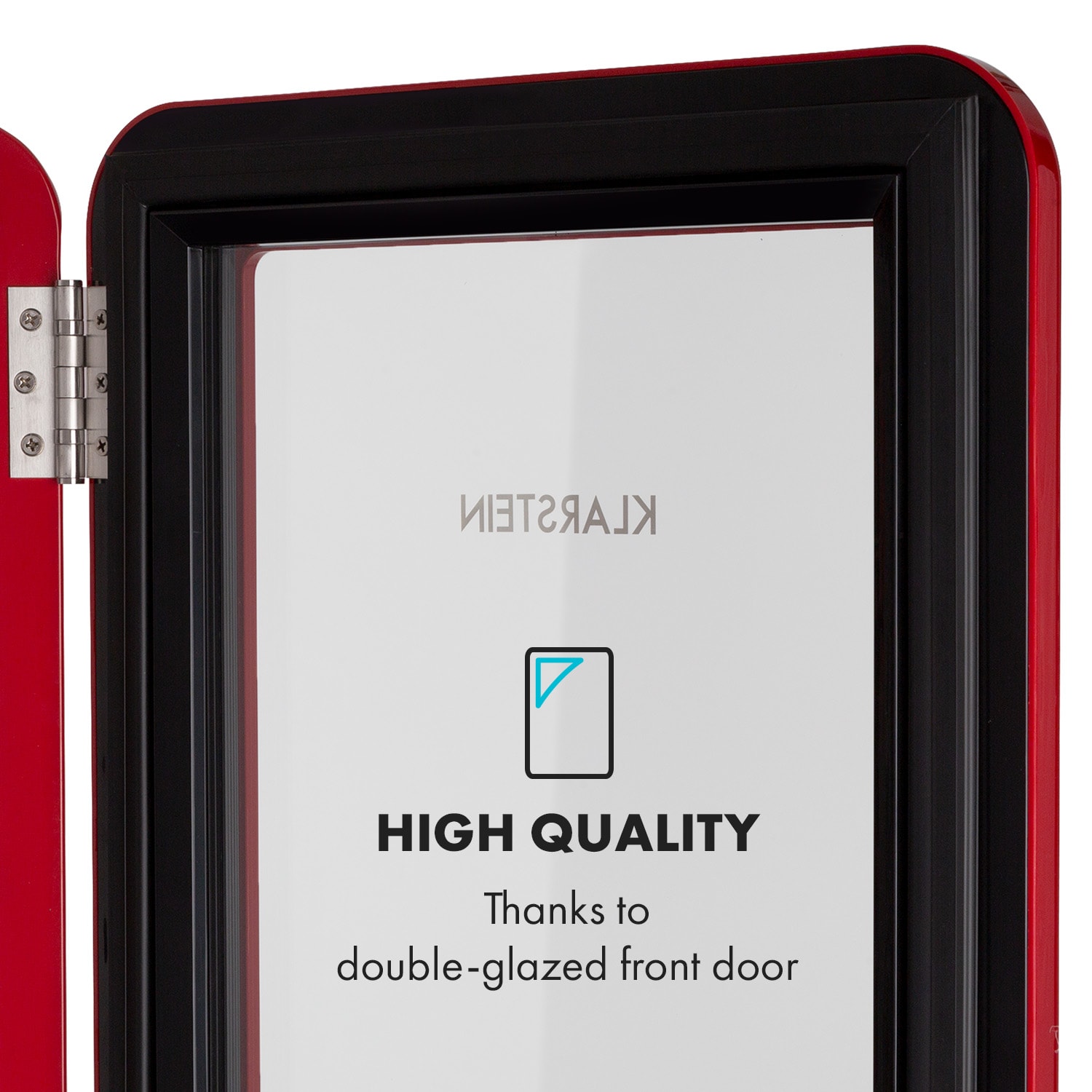 Klarstein PopLife, chladnička na nápoje, chladnička, 70 l, 0-10°C, retro dizajn, LED – Obrázok 3