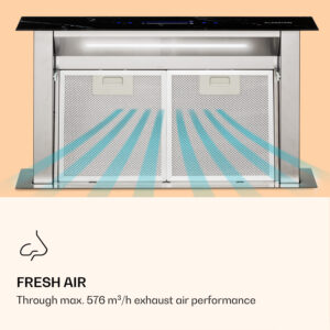 Klarstein Royal Flush Eco, digestor, 60 cm, 576 m³/h, A+