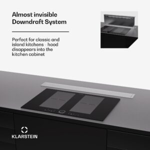 Klarstein Royal Flush Eco 90 digestor 90 cm 604 m³/h EEK A++ vrátane filtrov s aktívnym uhlím