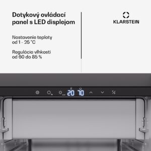 Klarstein Steakhouse skriňa na zrenie mäsa, 352 L, antibakteriálna, LED, dotykové ovládanie, regulácia vlhkosti
