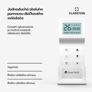 Blumfeldt Cosmic Beam infračervený nástenný ohrievač, pre exteriér, 5 až 50 stupňov, IP44, do 25 m²