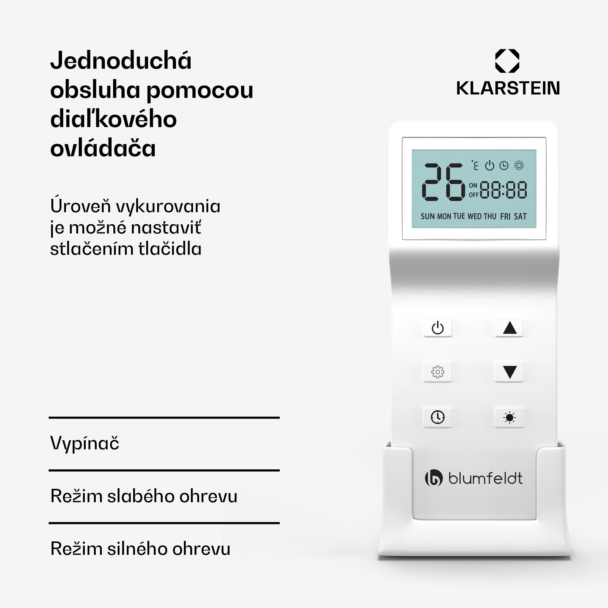 Blumfeldt Cosmic Beam infračervený nástenný ohrievač, pre exteriér, 5 až 50 stupňov, IP44, do 30 m²