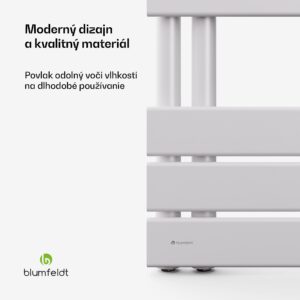 Blumfeldt Fairmont radiátor, 60 x 160 cm, nástenný, moderný dizajn, teplovodný