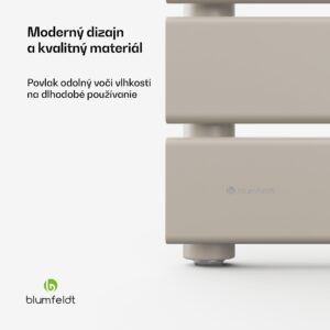 Blumfeldt Fairmont radiátor, 60 x 180 cm, nástenný, moderný dizajn, teplovodný