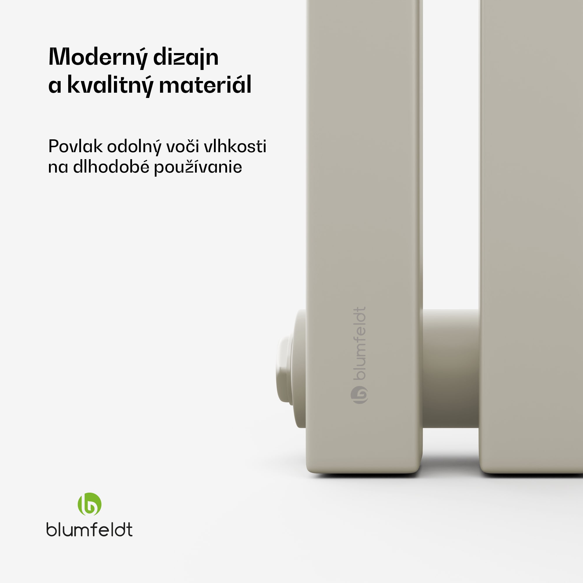 Blumfeldt Radiátor Delgado | moderný dizajn | 25 x 120 cm | 637 W | stredové pripojenie