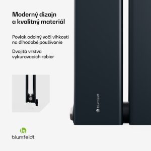 Blumfeldt Ontario radiátor 180x45 Výkon 1364 W