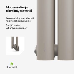 Blumfeldt Tallheo radiátor 120x30 620W