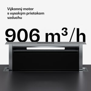 Klarstein Verosteel vstavaný digestor, Minimalistický, výkonný, EEC A++, 906,2 m³/h, 90 cm