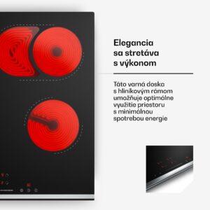 Klarstein Verosteel sklokeramická varná doska | 4 zóny | Minimalistická, Výkonná | 6600 W | 60 cm