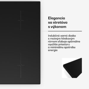 Klarstein Velaire indukčná varná doska, elegantná, minimalistická, výkonná, 4 varné zóny, 7000 W, 60 cm