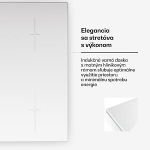 Klarstein Velaire indukčná varná doska, elegantná, minimalistická, výkonná, 4 varné zóny, 7000 W, 60 cm