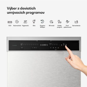 Klarstein Verosteel vstavaná umývačka riadu | Minimalistická, efektívna, elegantná | EEC A | 60 cm