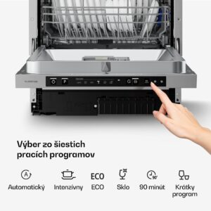 Klarstein Velaire plne-integrovaná umývačka riadu (45 cm) | Praktický minimalizmus a vysoký výkon