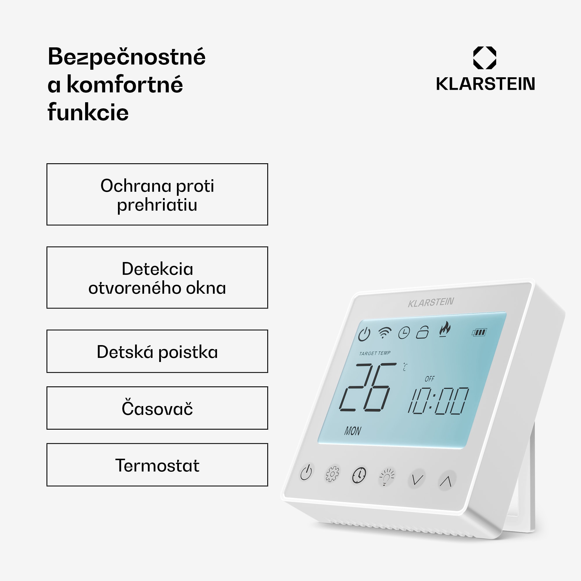 Klarstein Wondersky infračervený panel | 770 W | 4 - 8 m² | Minimalistický dizajn | 120 cm x 60 cm – Obrázok 3