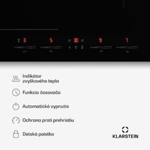 Klarstein HaloSync indukčná varná doska s digestorom | 4 varné zóny | 8400 W | 632 m³/h | 60 cm