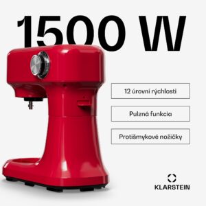 Klarstein Bella Evo kuchynský robot | planetárny miešací systém | 3 nástavce na mixovanie | 1500 W | 5 l