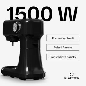 Klarstein Bella Evo kuchynský robot | planetárny miešací systém | 3 nástavce na mixovanie | 1500 W | 5 l