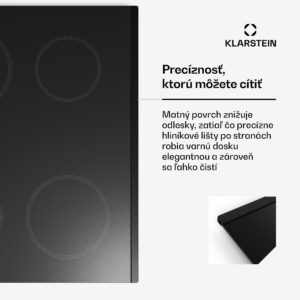 Klarstein Kochheld indukčná varná doska | Elegantná a výkonná | 4 varné zóny | 7200 W | 60 cm