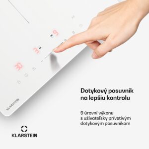 Klarstein PowerGlide indukčná varná doska | Moderná, kompaktná a výkonná | 2 varné zóny | 3500 W | 30 cm