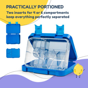 Klarstein Schmatzfatz, Raňajková súprava, dóza na obed a fľaša na pitie, Tritan, tesný uzáver, bez BPA