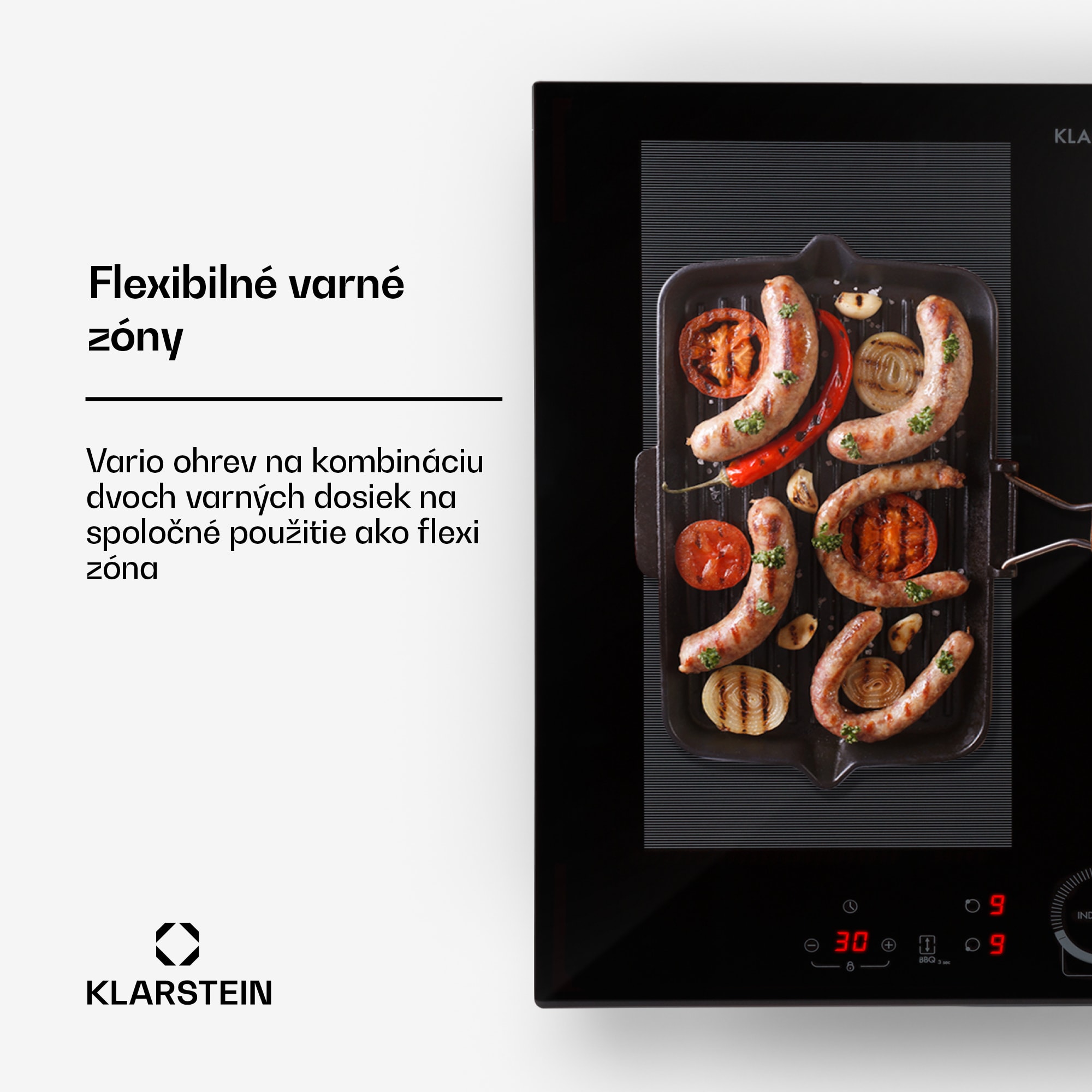 Klarstein Gourmet duo, digestor a indukčná varná doska, výkonné a moderné